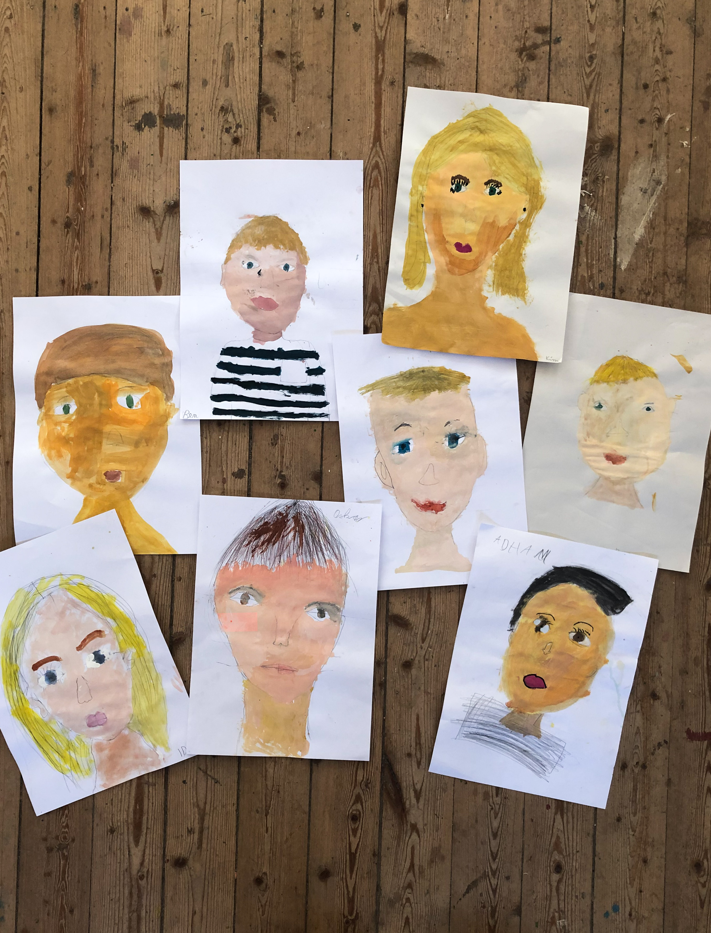 Mit Kindern hübsche Selbstportraits zeichnen: Mein easypeasy Crashkurs