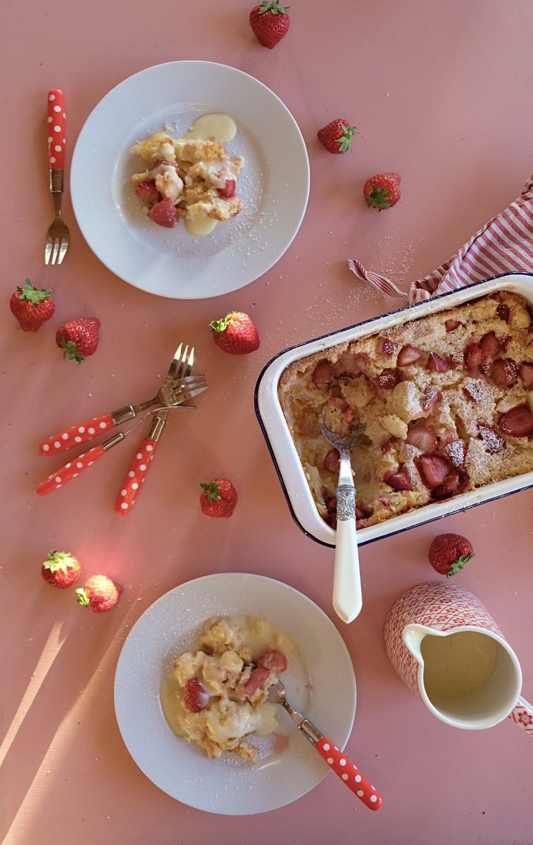 Erdbeerauflauf: Endlich gibt’s die Süßen auch zum Abendessen - wasfürmich