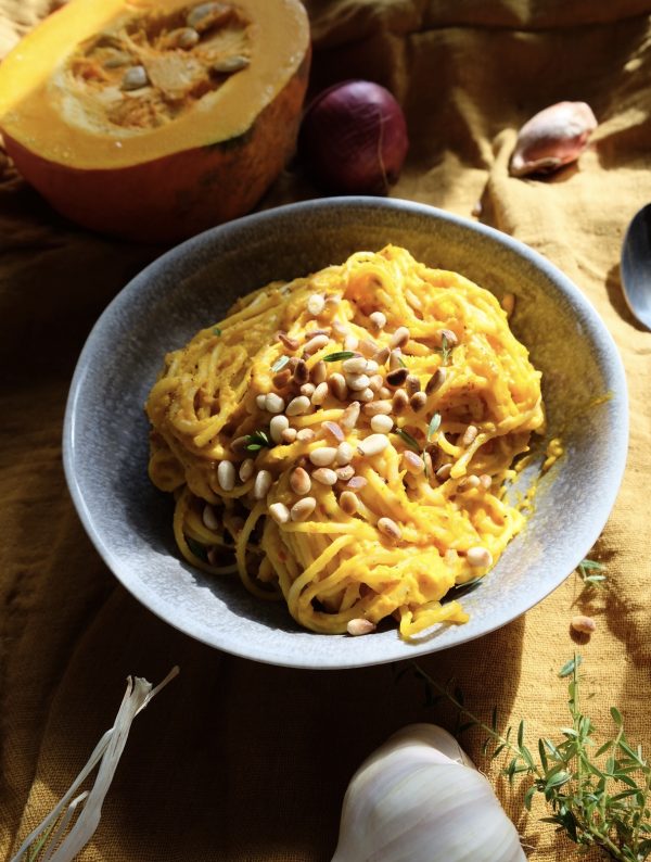 Kürbispasta, ganz cremig. Plus ein Date mit mir selbst - wasfürmich